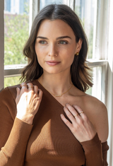 Colorful Crystals Huggie