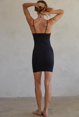 Barely There Black Slip