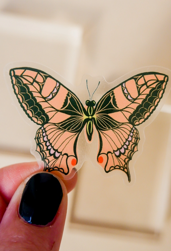 Butterfly Transparent Sticker