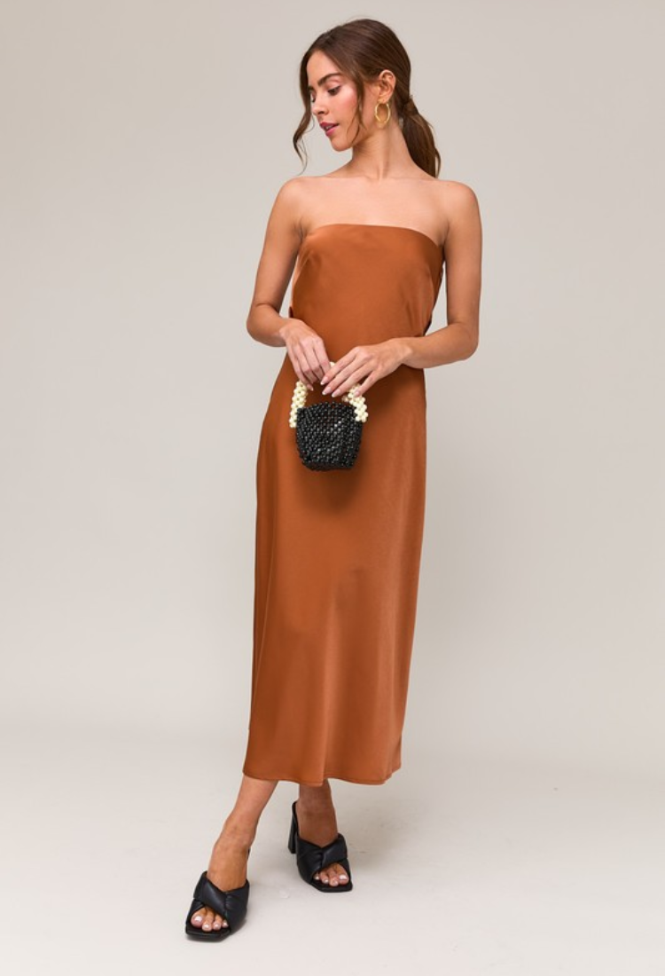 Sweet Like Cinnamon Midi Dress  Bella + Mauve
