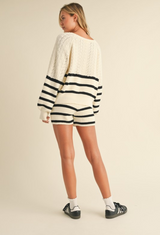 Stars Hollow Knit Shorts