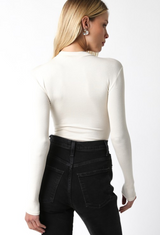 Keep It Simple White Bodysuit