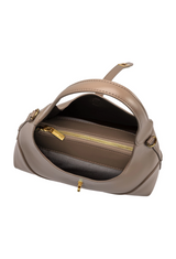 Caroline Taupe Recycled Vegan Shoulder Bag