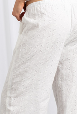 Angel Eyelet Pants