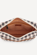 Camera Bag In Ink Gingham