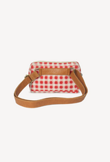 Block Print Belt Bag In Tomato