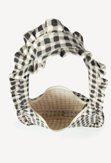 Momo Shoulder Bag In Ink Gingham