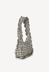Momo Shoulder Bag In Ink Gingham