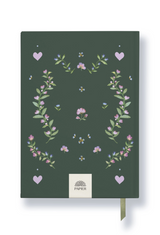 Pressed Flowers Wellness Journal