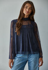 Midnight Lace Top