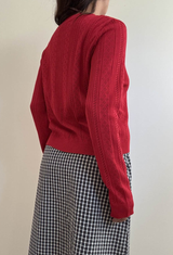 Happy Holidays Cardigan Top
