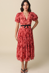 Claudia Floral Midi Dress