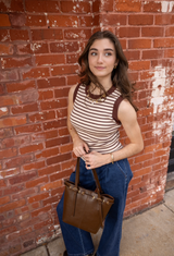 Espresso Stripes Top
