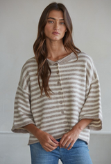 Morning Breeze Taupe Top