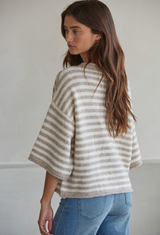 Morning Breeze Taupe Top