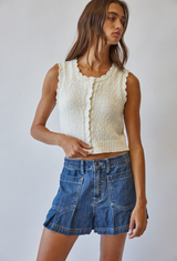 Marshmallow Cream Top