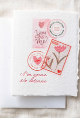 Box Set of 5 | Love Stamps Friendship | Greeting Card
