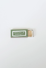Green Thank You Matchbox