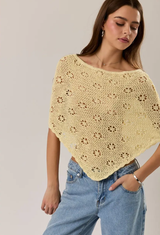 Buttercup Poncho Top