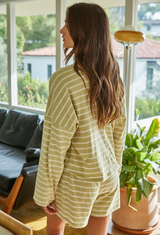 Matcha Striped Top