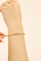 Stainless Steel Paperclip Bracelet