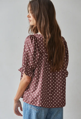 Lucy Dotted Top