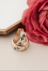 Daphne Tea Cup Hoops