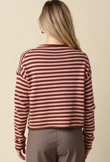 Bordeaux Striped Sweater