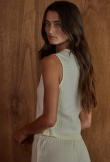 Cotton Pointelle Top