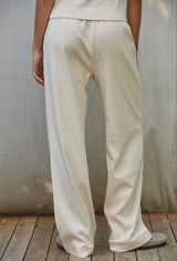 Cotton Pointelle Pants