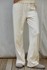 Cotton Pointelle Pants