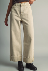 Vintage Washed Denim Pants