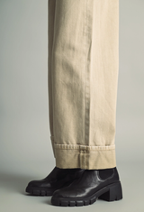 Vintage Washed Denim Pants