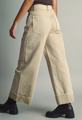 Vintage Washed Denim Pants