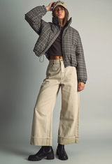 Vintage Washed Denim Pants