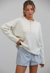 Honey Henley Sweater