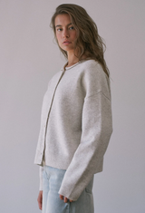 Cozy Oatmeal Cardigan