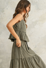 Gingham Gardens Top