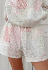 Quilted Pastel Shorts