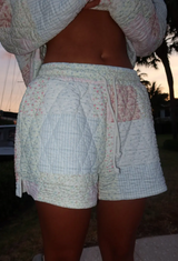 Quilted Pastel Shorts