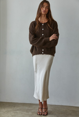 The Boston Brown Cardigan