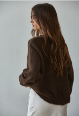 The Boston Brown Cardigan