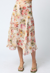 Rose Gardens Midi Skirt