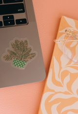 Calathea Transparent Sticker