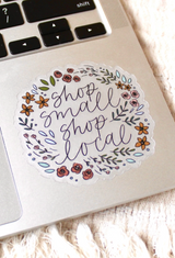 Shop Small Shop Local Sticker