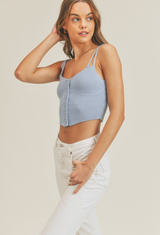 Cloudless Sky Knit Top