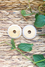 Bamboo Can Glass Lid