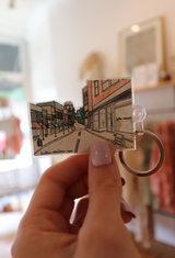 Historic Downtown Apex Keychain