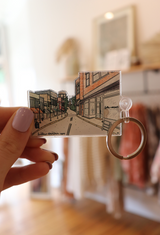 Historic Downtown Apex Keychain