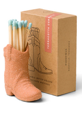 Cowboy Boot Match Holder - Terracotta